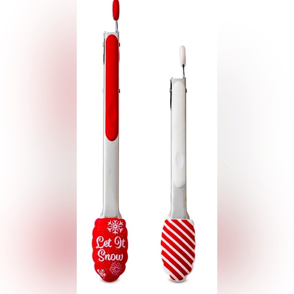 BNWT Macy’s Holiday Cooking Tongs, Set of 2